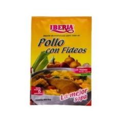 SOPA DE POLLO CON FIDEOS IBERIA 60G