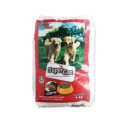 ALIMENTO PARA PERROS SUPER CAN CARNE 4KG