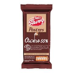 CHOCOLATE OSCURO PARA POSTRES SAVOY 55% 200G