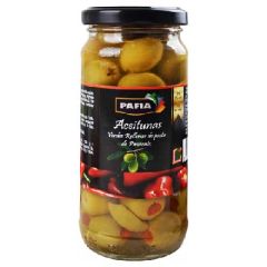 ACEITUNAS PAFIA VERDES RELLENAS CON PIMENTON 235G