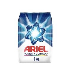 DETERGENTE EN POLVO ARIEL PODER Y CUIDADO 2KG