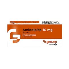 AMLODIPINA GENVEN 10MG X 30 COMP