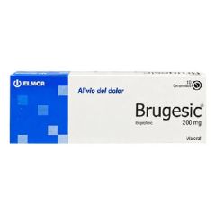 BRUGESIC DE 200MG 10 COMPRIMIDOS RECUBIERTOS