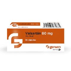 VALSARTÁN DE GENVEN DE 80ML 30 CÁPSULAS