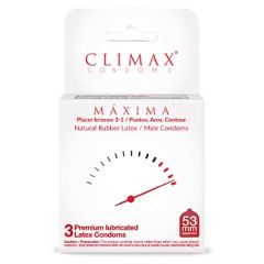 CONDONES CLIMAX MAXIMA LATEX LUBR X 3   