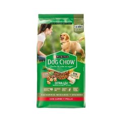 PURINA DOG CHOW EXTRA LIFE CACHORROS DE RAZAS MEDIANAS Y GRANDES