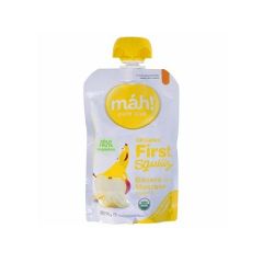 PURE DE FRUTAS MAH SQUIZ MANZAN BANAN90G