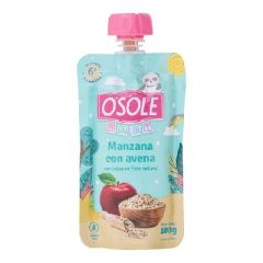 COMPOTA OSOLE MANZANA AVENA POUCH 100G  